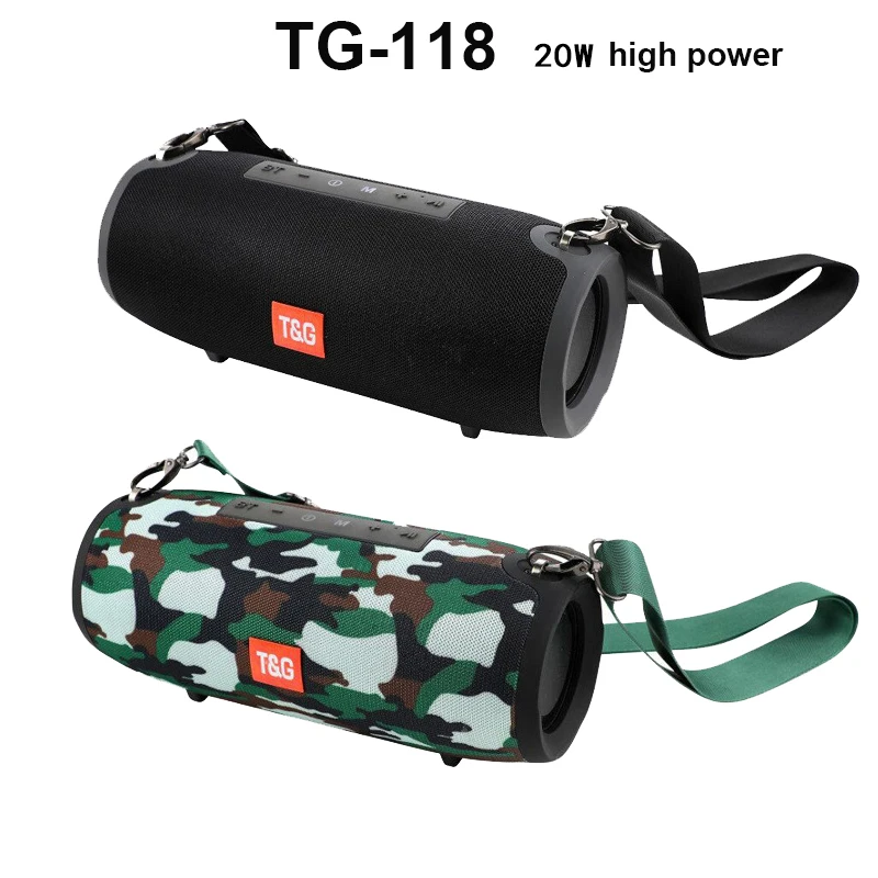 TG-118 Portable Speaker Wireless Bluetooth Outdoor Sport Column Phone Call IPX6 Waterproof 3D Stereo MP3 Music Player | Электроника