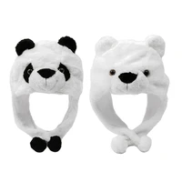 Halloween Animal Panda Hat Cartoon Headgear Cute Panda Hat Furry Hat Headband Windproof Performance Props Dress Up 1