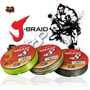 

300M DAIWA J-BRAID GRAND Fishing Line 300M 8 Strands PE Line Super Strong Japan Monofilament lure line