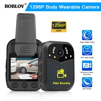 

BOBLOV S11296P Body Worn Camera GPS WIFI APP Remote Control Body Mounted Night Vision Camera DVR Recorder Pre record Mini Cam