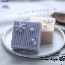 Квадратная маленькая форма для выпечки силиконовая форма для ручной работы мыло силиконовая форма Сделай Сам шоколадное печенье Форма для изготовления мыла