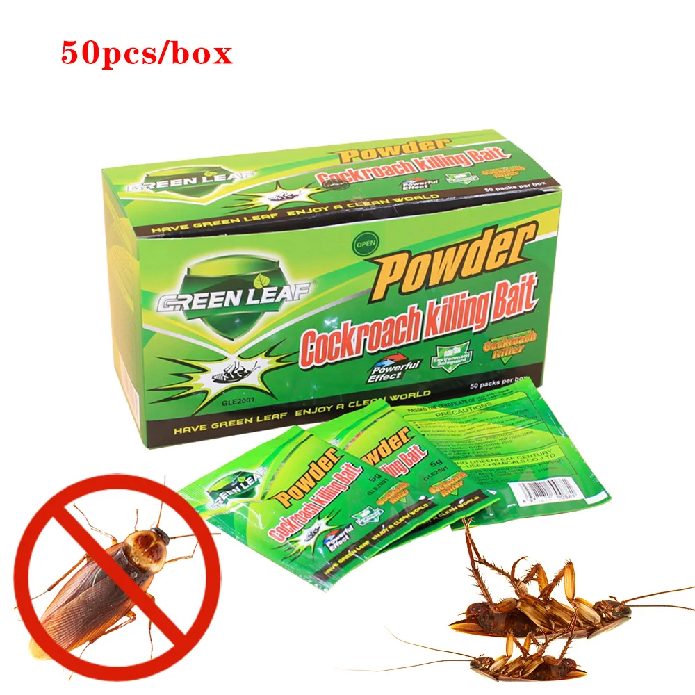 

EZ4U Killing Roach Bait Cockroach Killing Bait Pest Control Powder 50-Pack