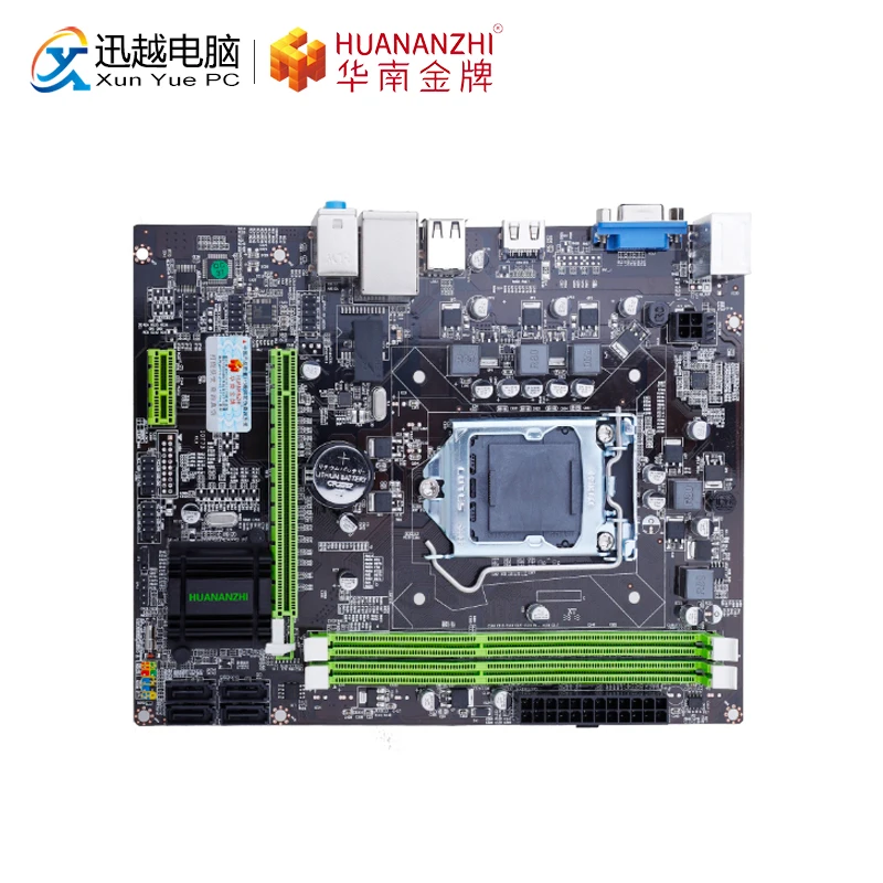 

HUANAN ZHI H61 PRO Desktop Motherboard For Intel H61 LGA 1155 i3 i5 DDR3 16GB SATA2 USB2.0 PCI-E VGA HDMI M-ATX Mainboard