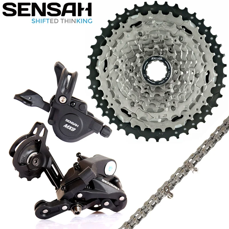 Сенсорная MX9 9 скоростей MTB велосипедная группа 11-40T 11-42T рычаг переключения