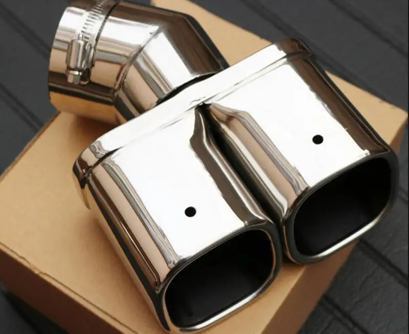 Car Cover Muffler Exterior End Pipe Dedicate Stainless Steel Exhaust Tip Tail Outlet Fit For Nissan Qashqai J11