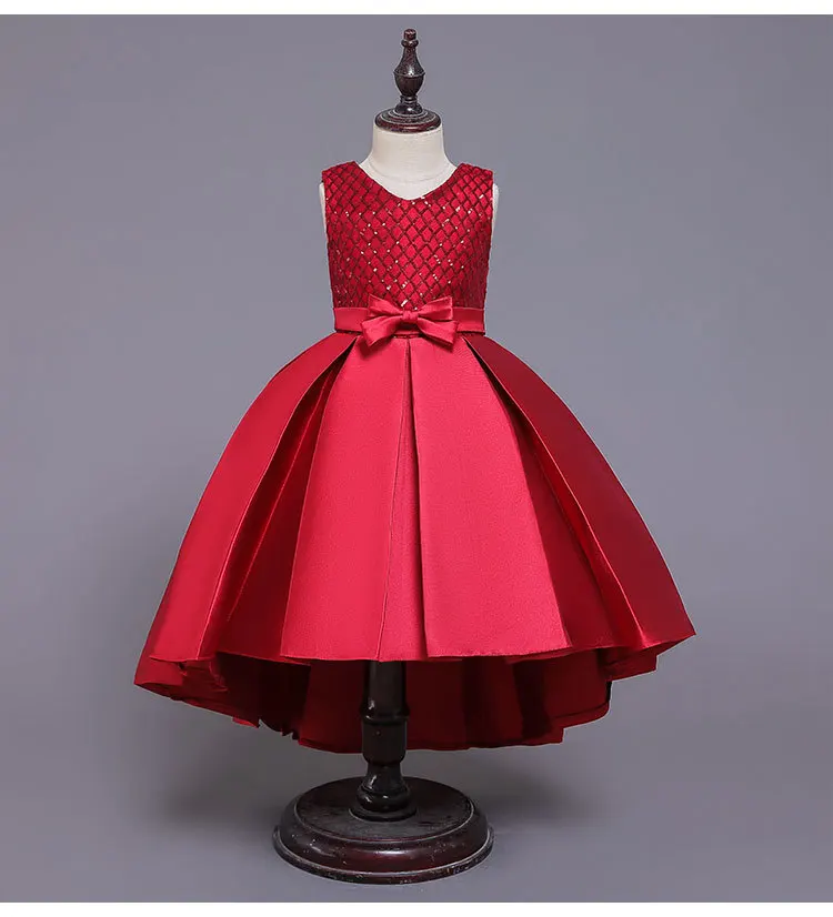 Свадебное платье с цветочным узором для девочек; коллекция года; летнее платье принцессы для маленьких девочек на день рождения; вечерние платья для девочек; одежда для детей