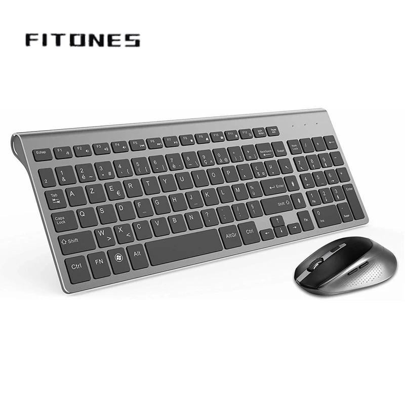 Wireless keyboard and mouse combination2.4 gigahertz stable connection portable mute keyboard mous