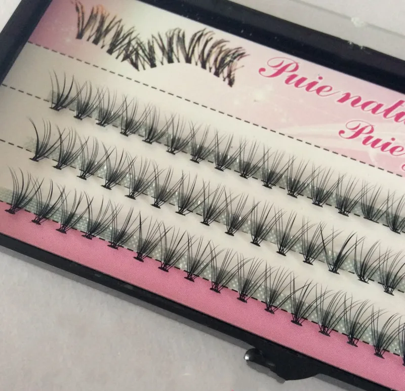 

2018 Fashion 60pcs Professional Makeup Individual Cluster Eye Lashes Grafting Fake False Eyelashes Free Shipping Cosmetic Tools