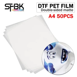 50 sheets A4 DTF printer transfer paper double-sided matte non-jamming suitable for A3 A4 A2 A1 L1800 L805 original DTF printer
