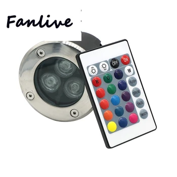 

10pcs 3W LED underground lamps Buried lighting AC85-265V Waterproof IP65 LED Spot Floor Garden Yard LED Light