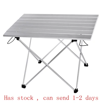 

Portable Table Foldable Folding Camping Hiking Desk Traveling Outdoor Picnic New Blue Gray Pink Black Al Alloy Ultra-light S L