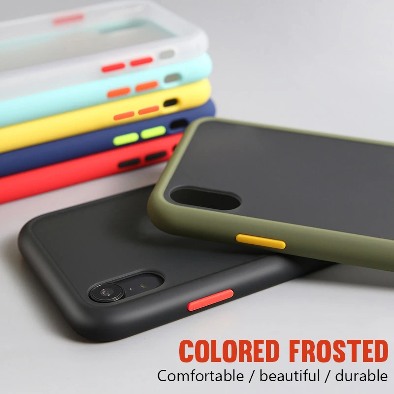 Чехол для Samsung Galaxy Note 20 Ультра S20 плюс M01 M21 M31 M51 A01 Core A21S A51 A71 A31 A70 A50 A30 S A81 A91 матовая