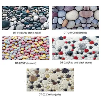

3D Printed Cobble Floor Tiles Sticker Anti-skid Twill PVC DIY Decal Home Decor