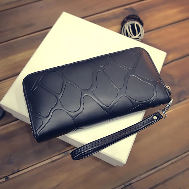 Женский кошелек 2021 из лаковой кожи с ручкой на запястье женские кошельки