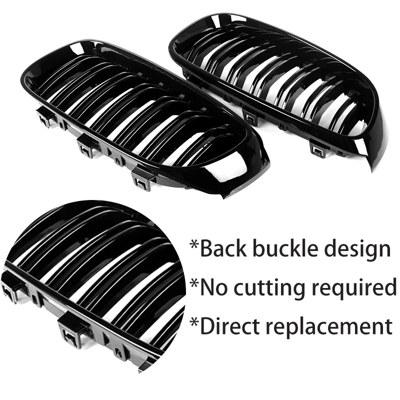 Car Front Bumper Racing Grills Kidney Hood Grille For BMW F34 3 Series GT GT3 Gran Turismo 2013- 320i 328i 330i 335i xDrive