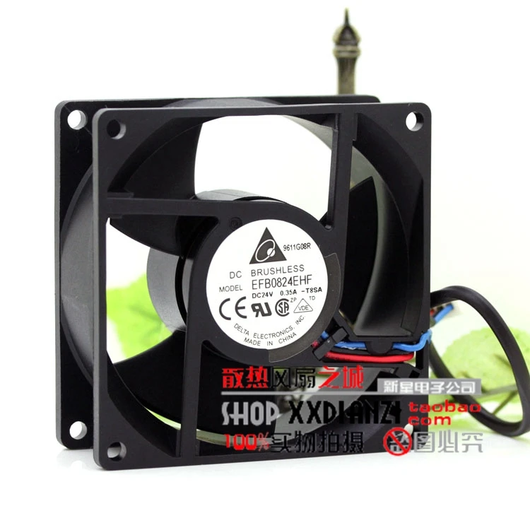 

New EFB0824EHF 8032 0.35A 24V Emerson CT inverter cooling fan