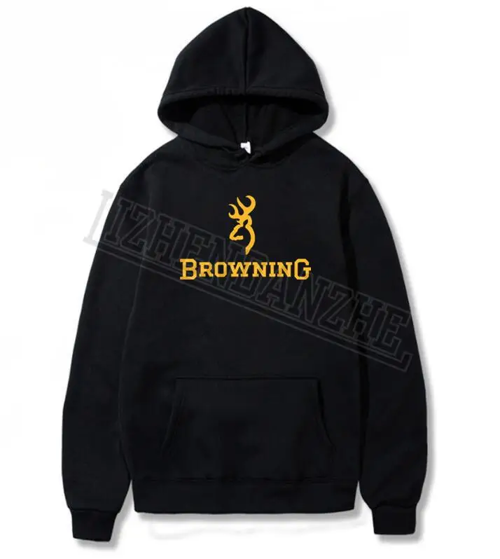 

Simple Pure Color Men Hoodies Fashion Browning Firearms Logo Graphic Printed Hoodie Cotton Summer Casual Sweatshirt Tops