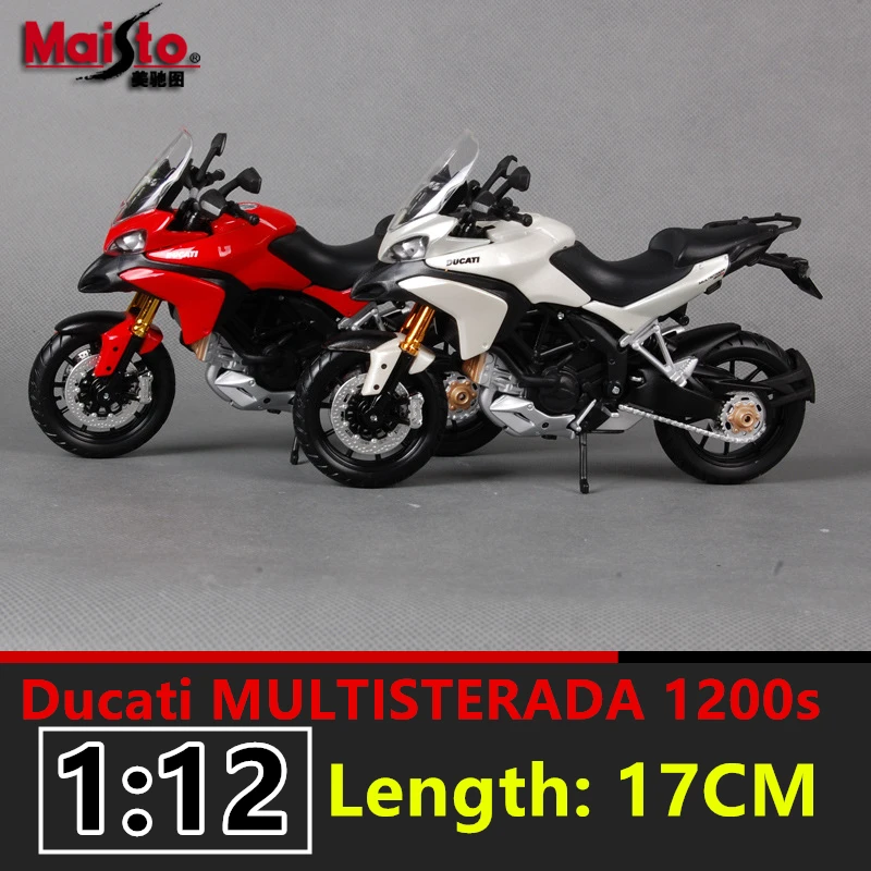 Коллекционная модель мотоцикла Maisto 1:12 Ducati 1200S Подарочный игрушечный