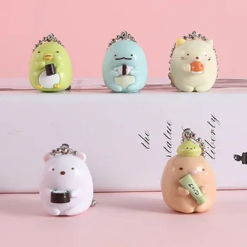 

43% 5pcs/lots mini ornaments decorative Action Figures vinyl doll Keychain WJ01