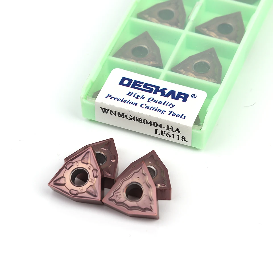 

WNMG080404 WNMG080408 MQ MS MA HA JMS LF6118 DESKAR original turning tool CNC carbide blade stainless steel lathe tool