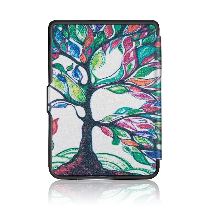 Ультра тонкий PU кожаный окрашенный Магнитный смарт чехол для kobo Clara N249 Clear HD 6 0 2018