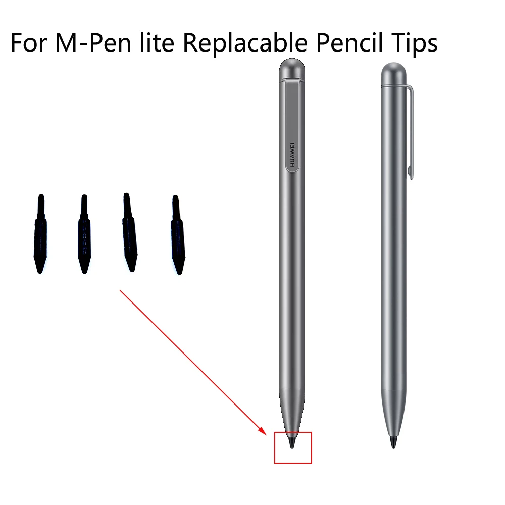 Сменные наконечники для сенсорной ручки Huawei M-Pen Lite Stylus AF63 M5 M6 C5 Matebook e 2019 2 шт./лот |