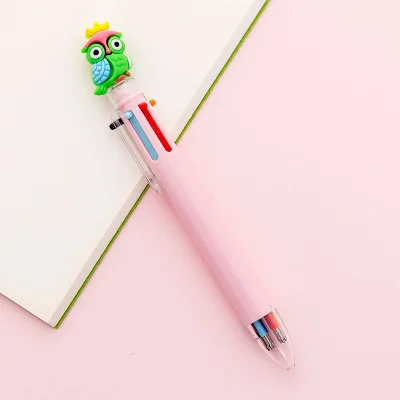 Lovely Unicorn Power 6Colors Chunky Ballpoint Pen School Office Supply Gift Stationery Papelaria Escolar - Цвет: A0425