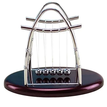 

Oval Newton Ball Creative Desktop Touch Ball Swing Ball Craft Gift Decoration Desk Pendulo Newton Cradle Creative Steel Balance