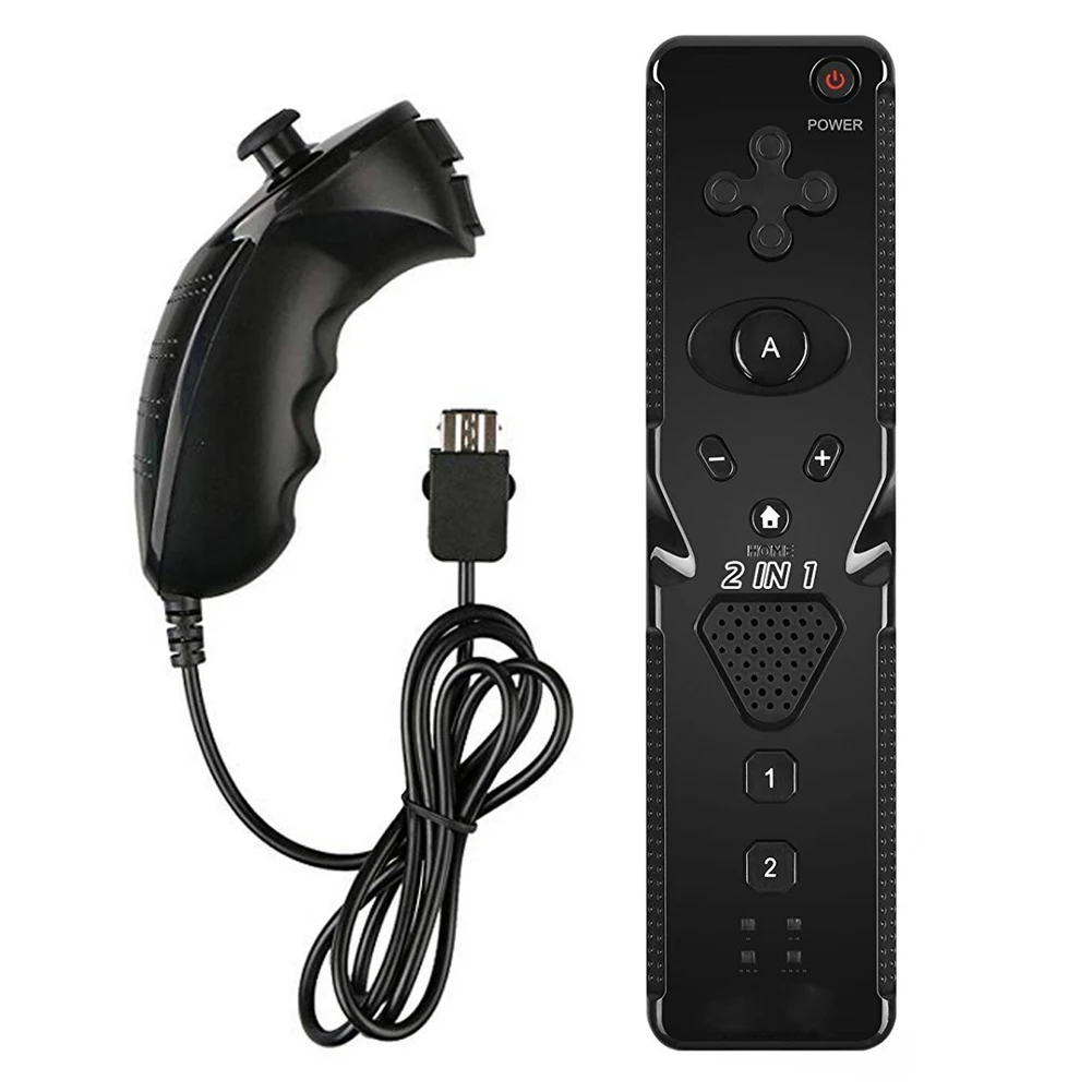 Для геймпад для Nintendo Wii Пульт дистанционного управления Встроенный Motion Plus беспроводной пульт дистанционного управления геймпад для Nintendo Wii Nunchuck контроллер Джойстик для игр