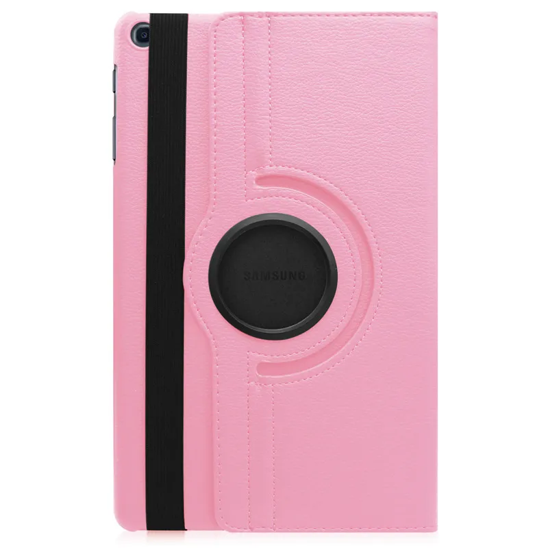 Pink Вращающийся на 360 чехол для samsung galaxy tab S5e 10,5 T720 T725 чехол-подставка из искусственной кожи tab S5e SM-T720 чехол для планшета+ пленка+ ручка - Color: Pink