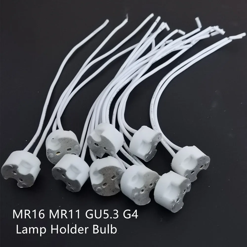 Low-Voltage Ceramic Socket Socket For Halogen Lamps LED Lamp Socket MR16 & MR 11 