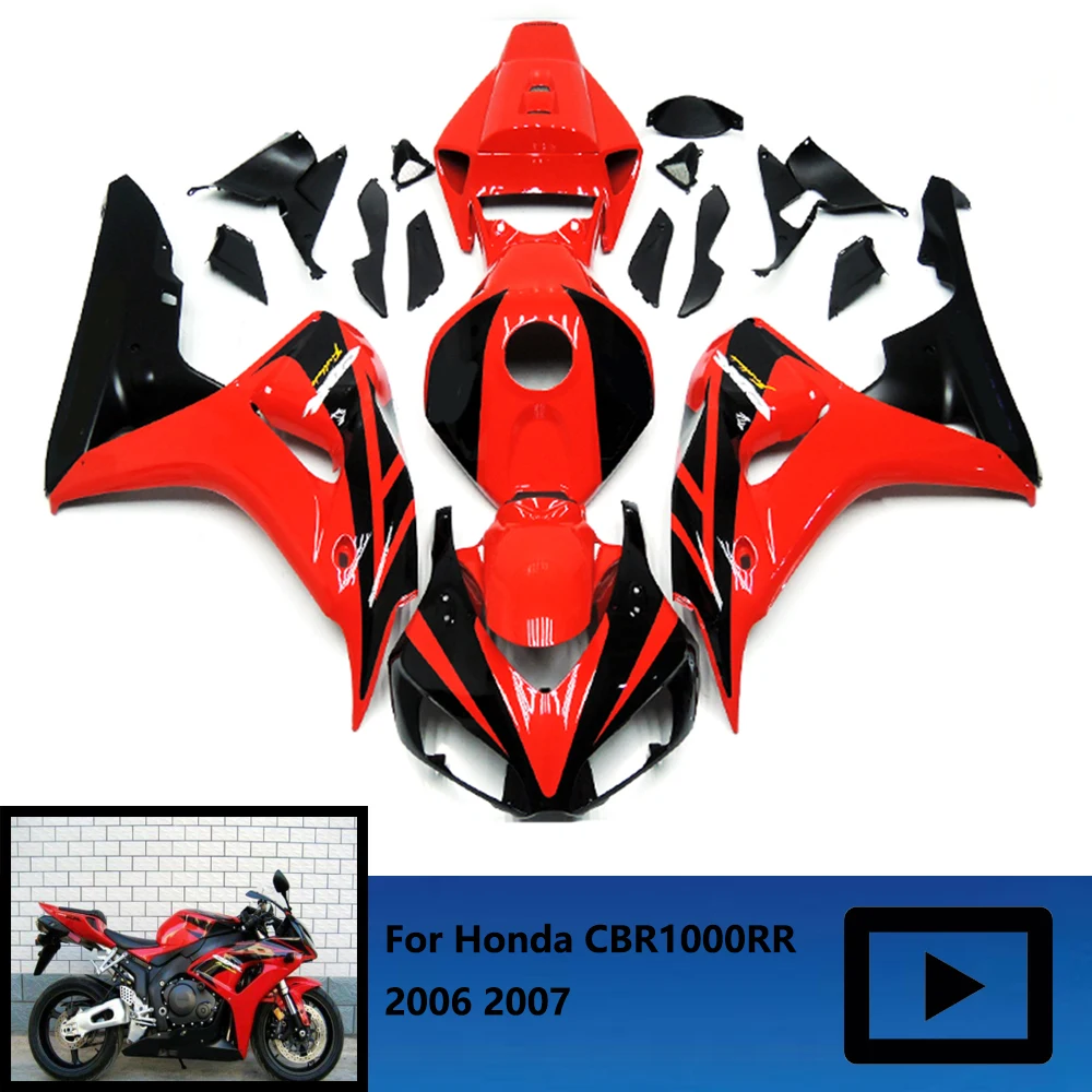 For Honda CBR1000RR CBR1000 RR 2006 2007 Motorcycle ABS Plastic Full