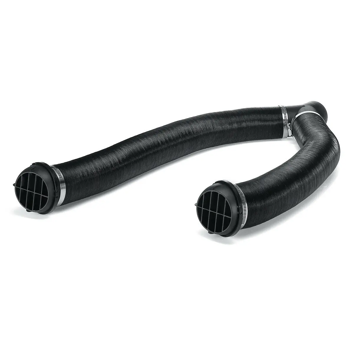 

Set Heater Pipe Duct For Webasto 75mm Auto Outlet Y piece Connector Clip Vent Hose