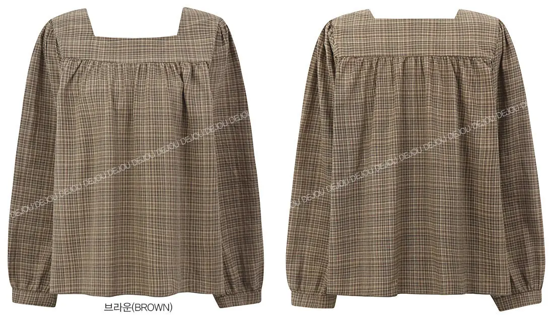 Plaid New Womens Blouses Summer Tops Femme Casual Women Shirt Long Sleeve Cotton Girls women Blouse New Blusas Solid Loose