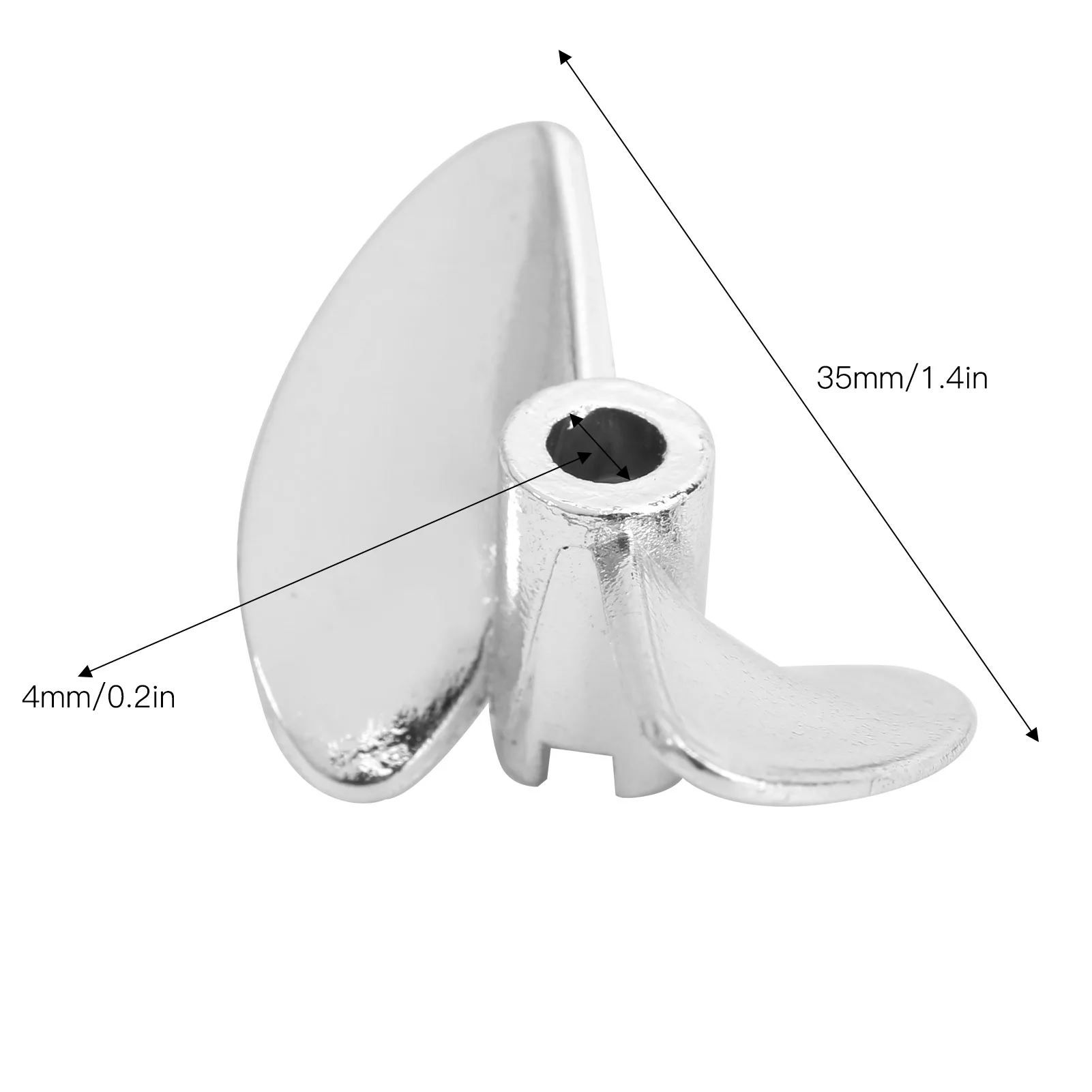 Hélice de rechange pour bateau RC FeiLun FT016, FT012, FT009 - emballage d'origine avec le produit visible.