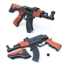 Собранный игрушечный пистолет военная модель оружие пластиковая винтовка строительный блок имитационный пулемет детское игрушечное ружье Игрушки для мальчиков подарок CS игра