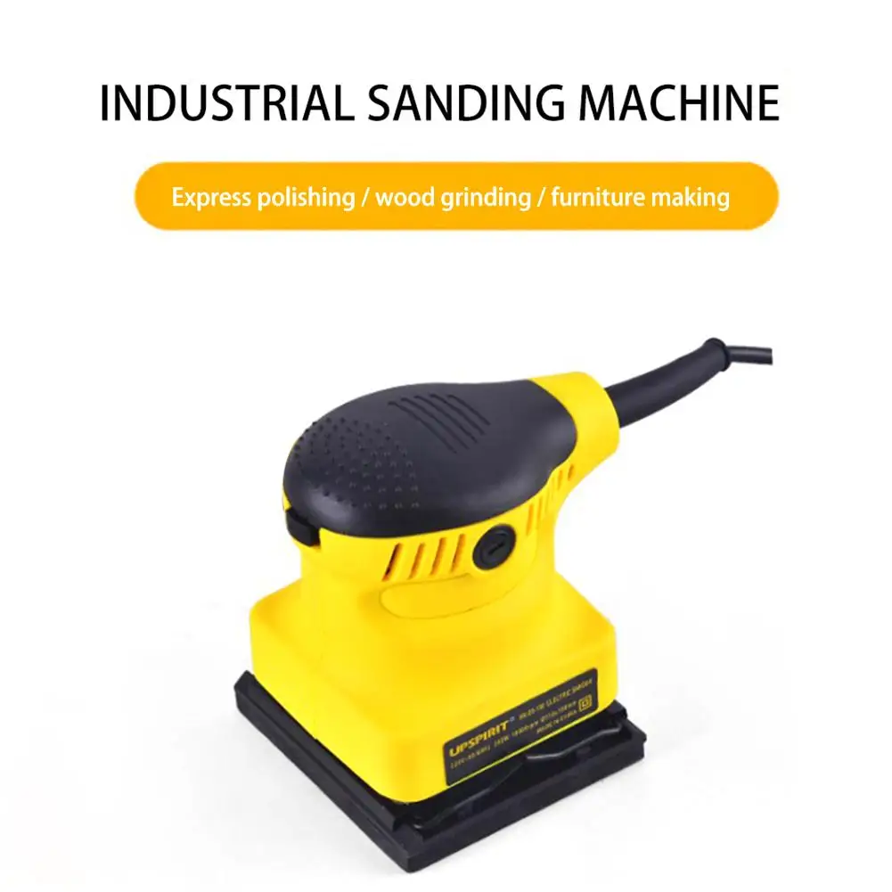 

Mini Electric Sander Polisher Woodworking Sandpaper Polishing Machine Metal Paint Putty Grinding Machine Wall Polishing Sander