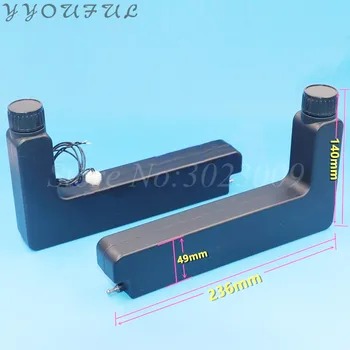 

Flatbed UV solvent printer 200ml ink bottle for Epson A2 A3 sub ink tank ink container L shape with level sensor 2pcs