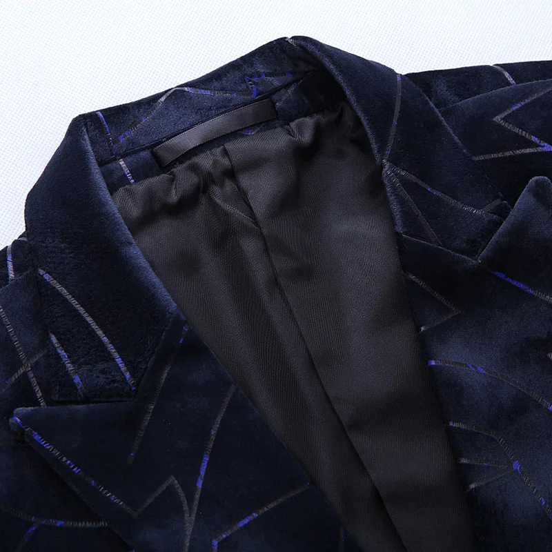 2019 Autumn And Winter High-End European And American Men'S Suits Dress High Quality Business Casual Men'S Printing Single West 2019 Autumn And Winter High-End European And American Men'S Suits Dress High Quality Business Casual Men'S Printing Single West