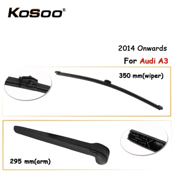 

KOSOO Auto Rear Car Wiper Blade For AUDI A3,350mm 2014- Rear Window Windshield Wiper Blades Arm,Car Accessories Styling