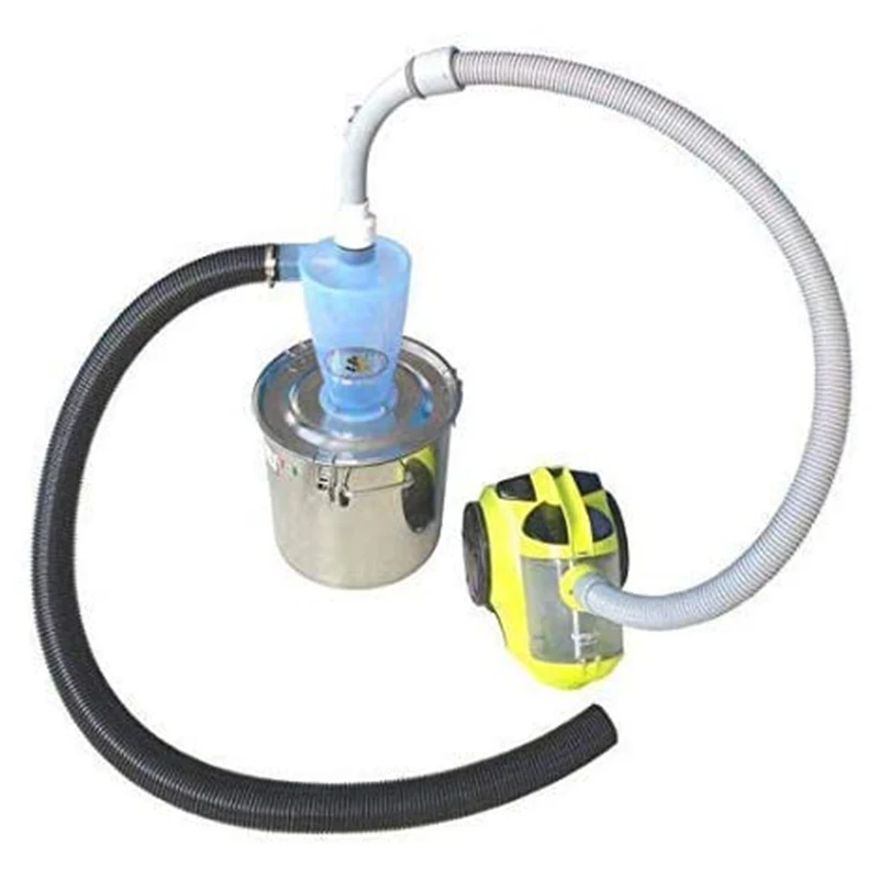 US $23.39 Dust Cyclone Collector Transparent Compound Supercharger High Efficiency Dust Cyclone Vacuum Cleaner Filter Collector