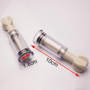 2PCS Twist Up Nipple Suckers Pump Breast Masturbator Enlarger ,BDSM Stimulation Clitoris Suction Vacuum, Sex Toys For Couples 5