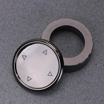 

1Pc Multimedia Knob Multimedia Button Decorative Button Cover for Auto