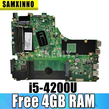 شراءAkemy X750JB اللوحة ل For Asus X750 X750J X750JN K750JB K750JN اللوحة المحمول 100% I5-4200U شحن 4GB-RAM غرفة التبريد