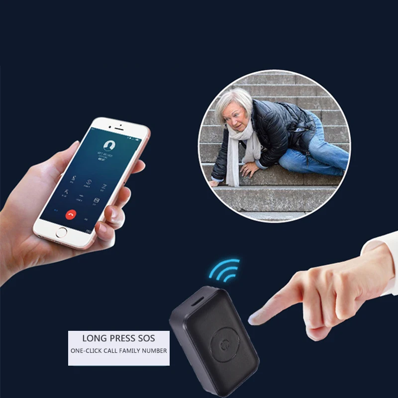 

Small GPS tracker strong magnetic anti-theft car GPS tracker positioning tracker, suitable for the elderly, children's remote co