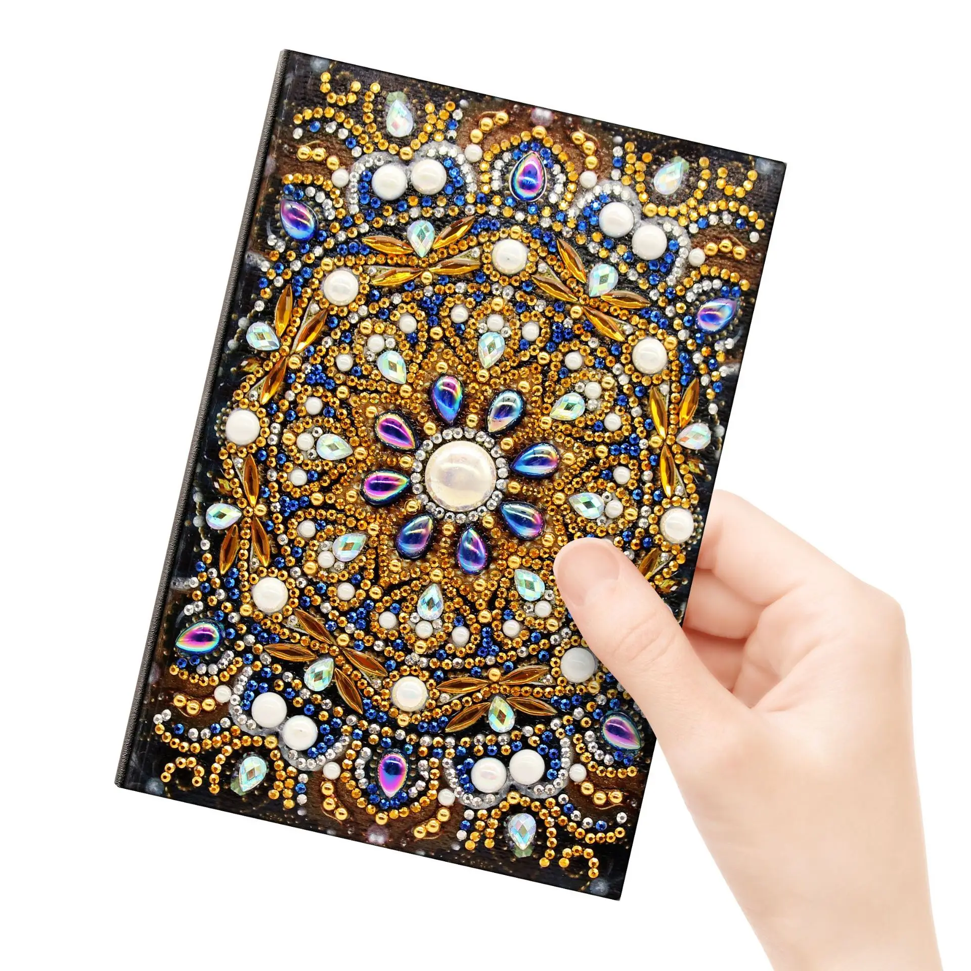 Новая Мандала мультфильм Diy Schilderij Meisje Hart счет Dagboek Boek Plan 64 Pagina 'S A5 ноутбук Verjaardag Рождественский подарок - Цвет: 10