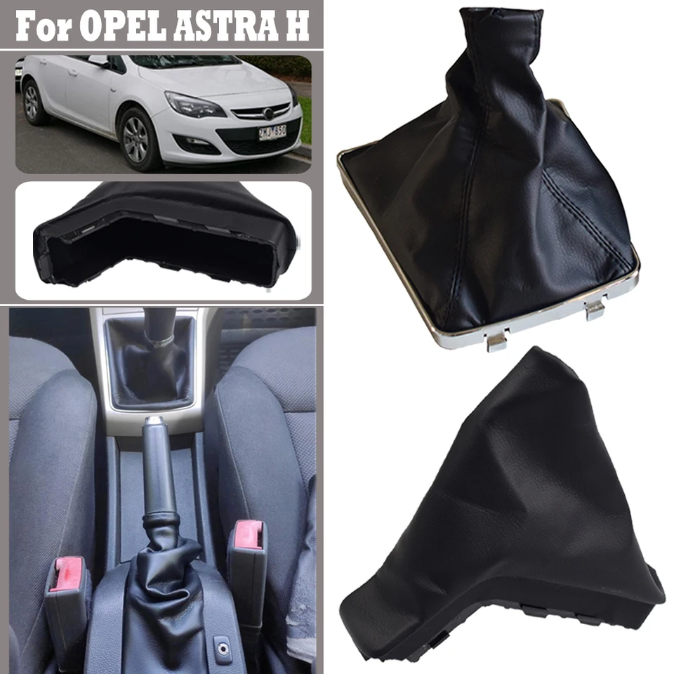 Para Opel ASTRA H Perilla De Palanca De Cambios Palanca Polaina Maletero Empuñaduras De Freno De Mano Coche Antidlizante Tacionamiento Freno De Mano Cubierta De Maletero Collar - AliExprs 34