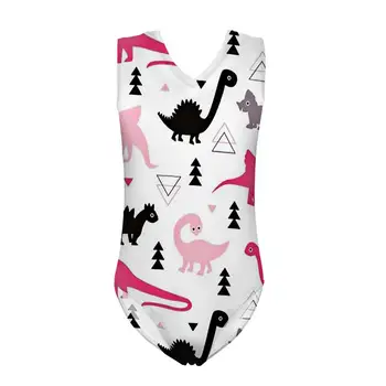 

HYCOOL Swimwear for Girls Bikini Cool Triangle Dinosaur Pattern Baby Boys One Piece Swimsuits Children Bathing Swimming Suits