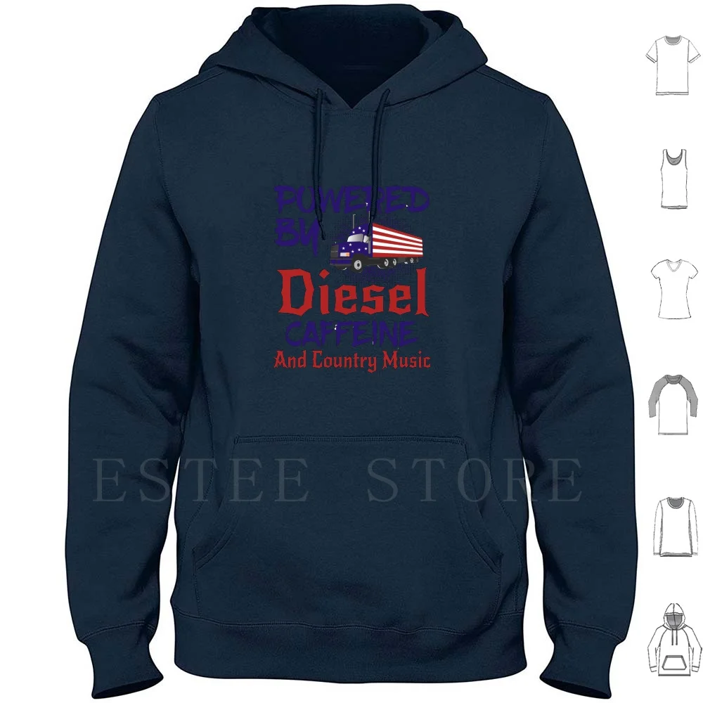 Funny Truck Driver Shirt Felpe Con Cappuccio Manica Lunga Truck Truck Driver Bandiera Americana Country Music Dumper Driver Truck