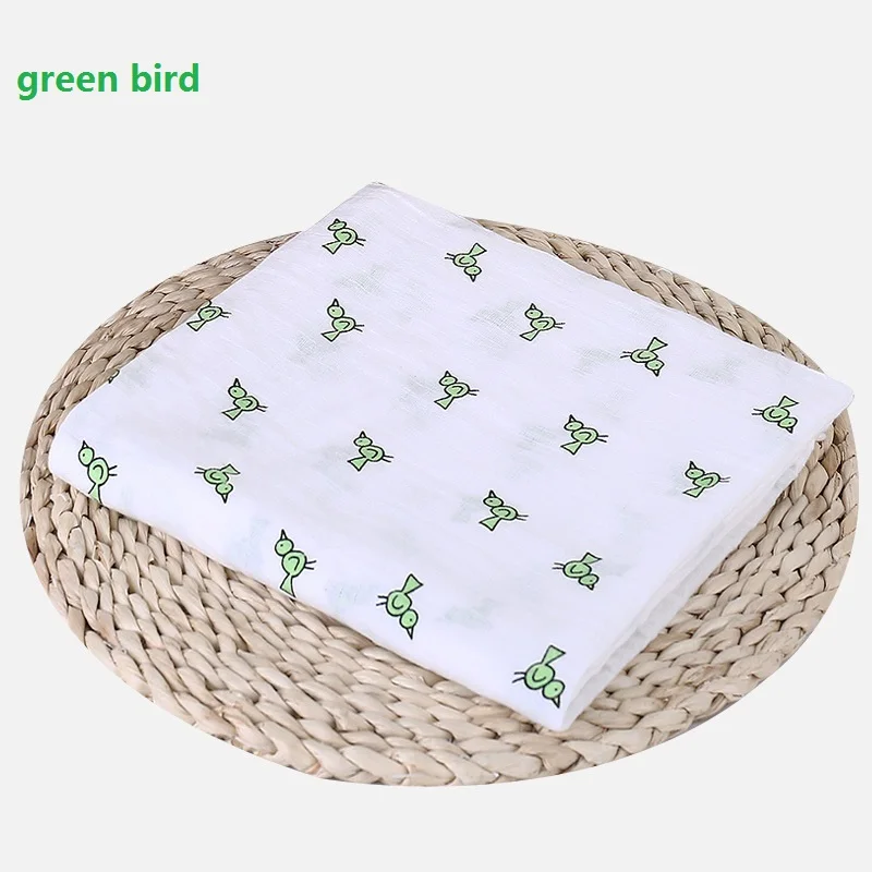 green bird